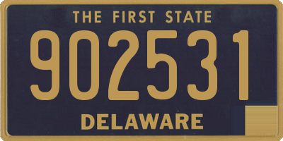 DE license plate 902531