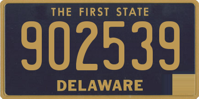 DE license plate 902539