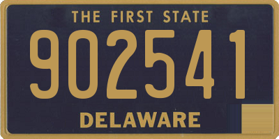 DE license plate 902541