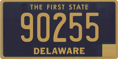 DE license plate 90255