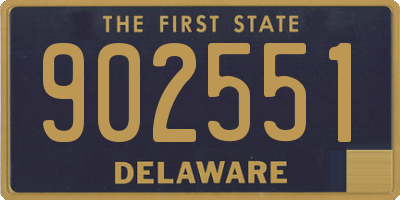 DE license plate 902551
