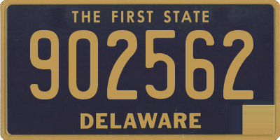 DE license plate 902562