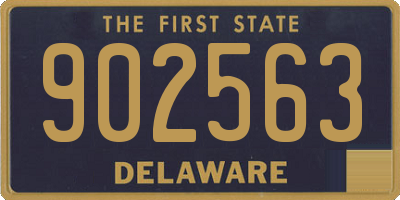DE license plate 902563