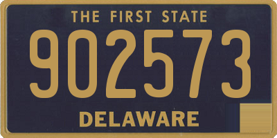 DE license plate 902573