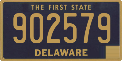 DE license plate 902579