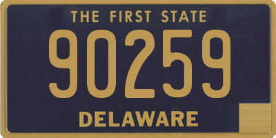 DE license plate 90259