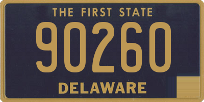 DE license plate 90260