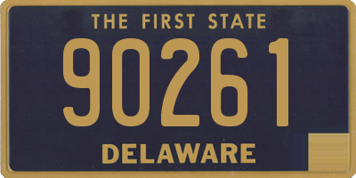 DE license plate 90261