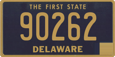 DE license plate 90262