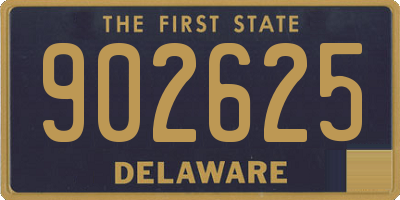 DE license plate 902625