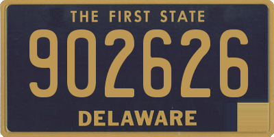 DE license plate 902626