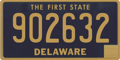 DE license plate 902632