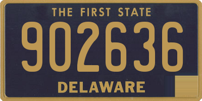 DE license plate 902636