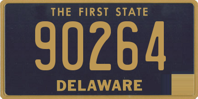 DE license plate 90264