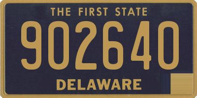 DE license plate 902640