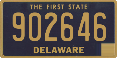 DE license plate 902646