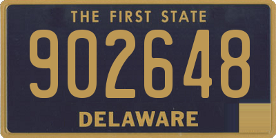 DE license plate 902648