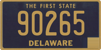 DE license plate 90265