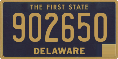 DE license plate 902650