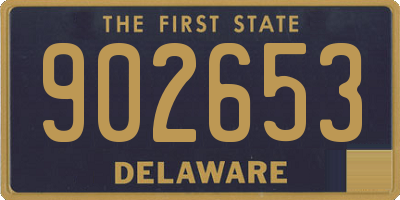 DE license plate 902653