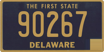 DE license plate 90267