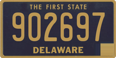 DE license plate 902697