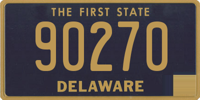 DE license plate 90270