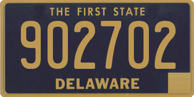 DE license plate 902702