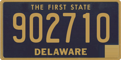 DE license plate 902710