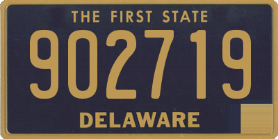 DE license plate 902719