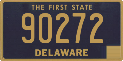 DE license plate 90272