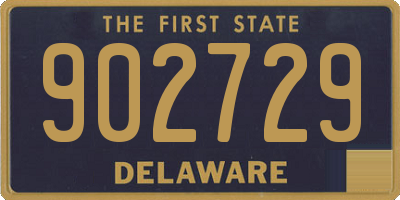 DE license plate 902729