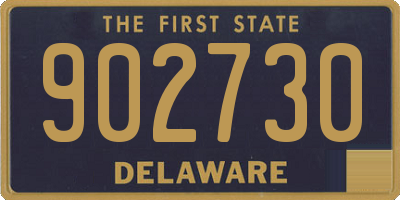 DE license plate 902730