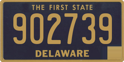 DE license plate 902739