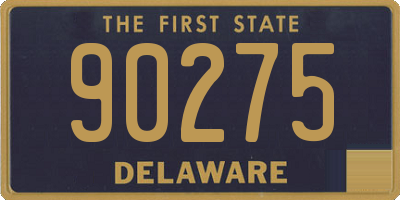 DE license plate 90275