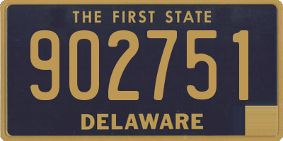 DE license plate 902751