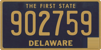 DE license plate 902759