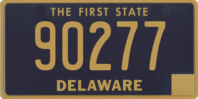 DE license plate 90277