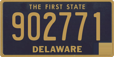 DE license plate 902771