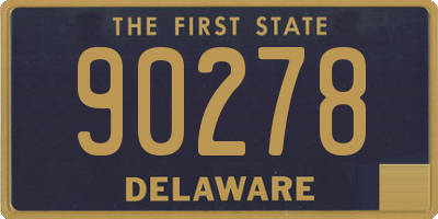 DE license plate 90278