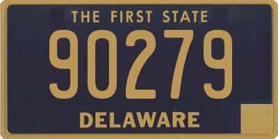 DE license plate 90279