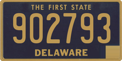DE license plate 902793