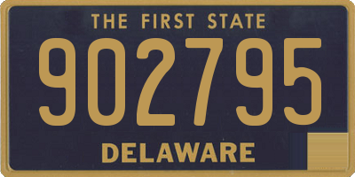DE license plate 902795
