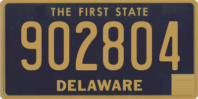 DE license plate 902804