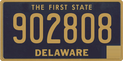 DE license plate 902808