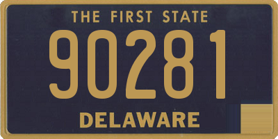 DE license plate 90281