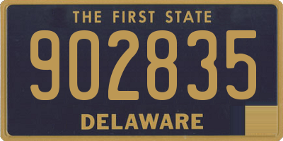 DE license plate 902835