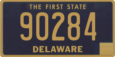 DE license plate 90284