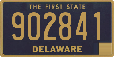 DE license plate 902841