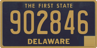 DE license plate 902846